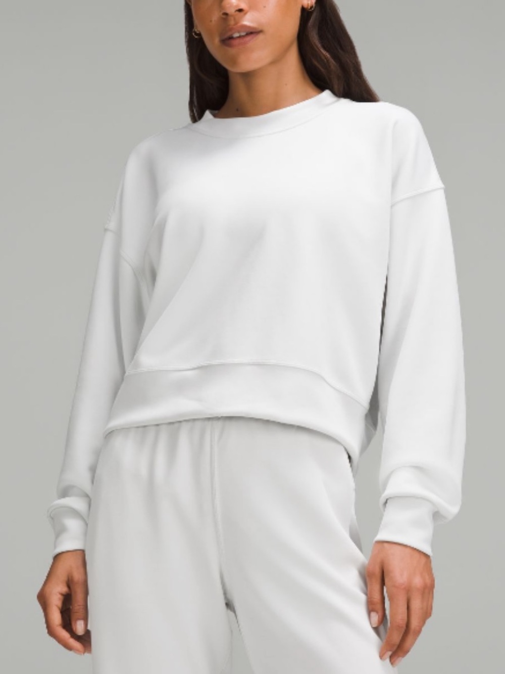 NWT lululemon athletica 🍋 Softstreme Perfectly Oversized Cropped Crew